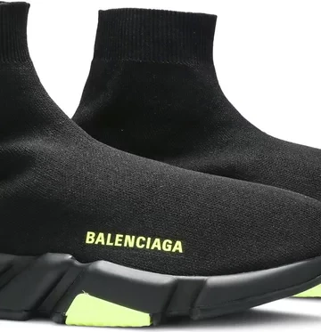 Balenciaga - Balenciaga Speed Trainer Clearsole Yellow Fluo