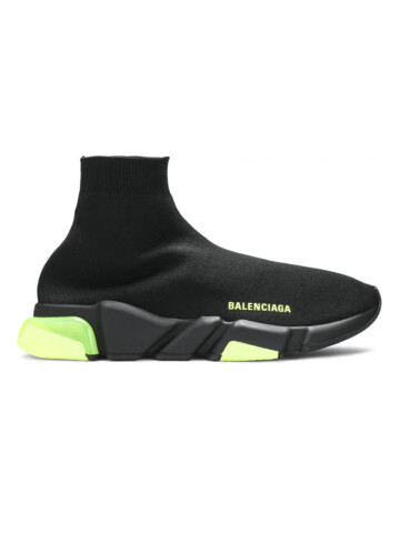 Balenciaga - Balenciaga Speed Trainer Clearsole Yellow Fluo