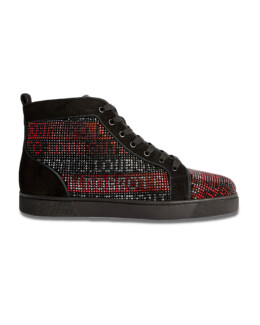 Christian Louboutin - Louis T.S.Q Suede Sneakers