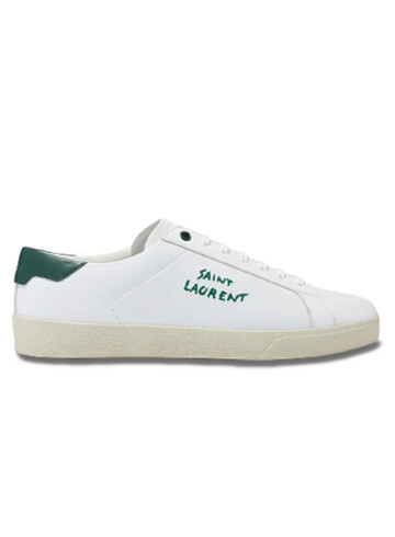 Saint Laurent - Court Classic SL/06 Embroidered Sneakers in Leather