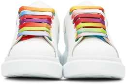 Alexander McQueen - Alexander McQueen Oversized White Rainbow