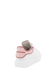 Alexander McQueen - Alexander McQueen Oversized White Pink Carnelian Red