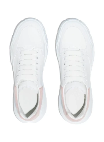 Alexander McQueen - Alexander McQueen Oversized Court Trainer White Patchouli