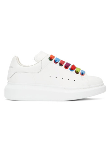 Alexander McQueen - Alexander McQueen Oversized White Rainbow