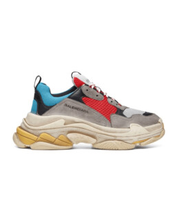 Balenciaga - Balenciaga Triple S Grey Red Blue