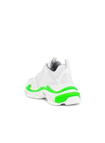 Balenciaga - Balenciaga Triple S Fluo Green White