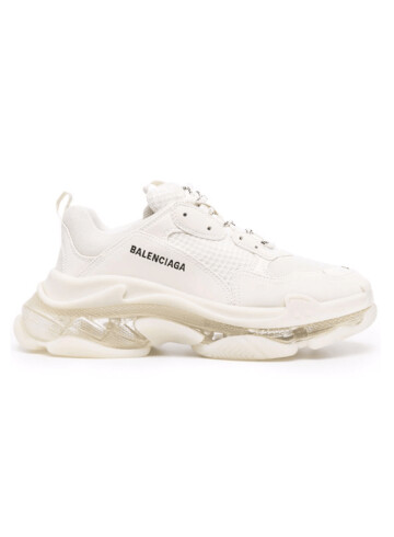 Balenciaga - Balenciaga Triple S Clear Sole White