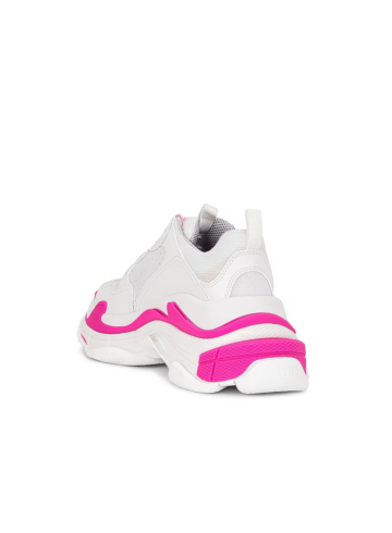 Balenciaga - Balenciaga Triple S Fluo Pink White