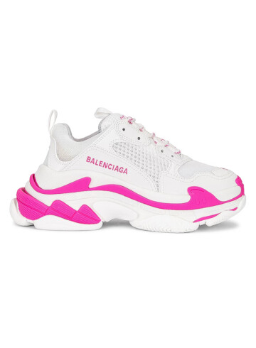 Balenciaga - Balenciaga Triple S Fluo Pink White