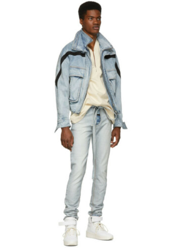 Fear of God - Fear of God Vintage Heavy Weight Denim Ski Jacket Indigo