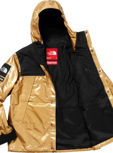 The North Face - Supreme The North Face Metallic Mountain Parka Gold