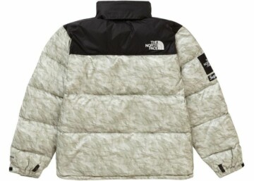 The North Face - Supreme The North Face Paper Print Nuptse Jacket Paper Print