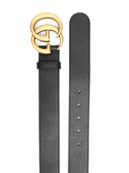 Gucci - Gucci logo-plaque leather belt