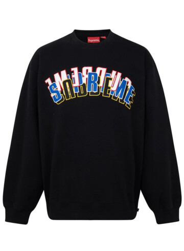 Supreme - Supreme Stacked Crewneck Black