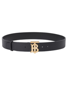 Burberry - Leather Wide TB Belt