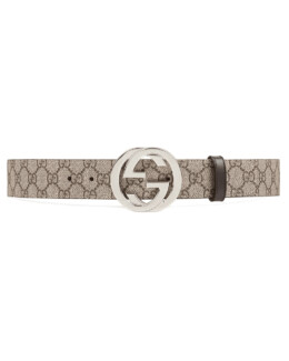 Gucci - GG Supreme leather belt