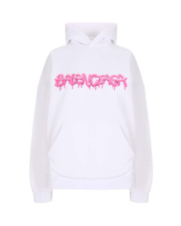 Balenciaga - Cotton Print Balenciaga Hoodie