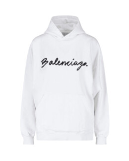 Balenciaga - Logo Hooded Sweatshirt In Default Title