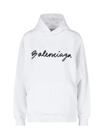 Balenciaga - Logo Hooded Sweatshirt In Default Title