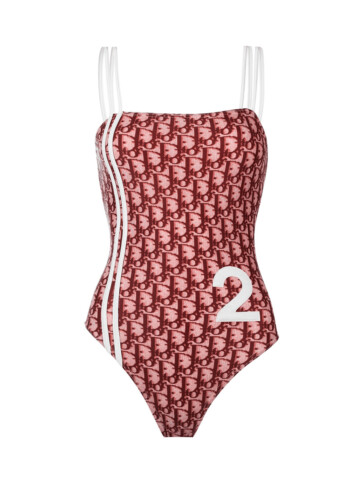 Christian Dior - Burgundy Diorissimo One-Piece