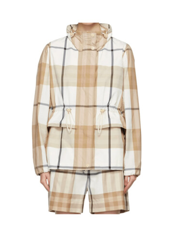 Burberry - Off-White Check Jacket