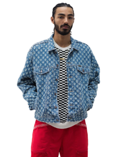 Supreme - Supreme Hole Punch Denim Trucker Jacket Blue