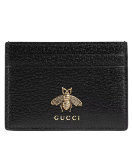 Gucci - Animalier Leather Card Case