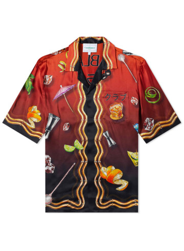 Casablanca - Casablanca short sleeve silk shirt Casa club sunset