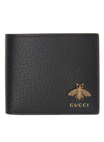 Gucci - Black Bee Bifold Wallet