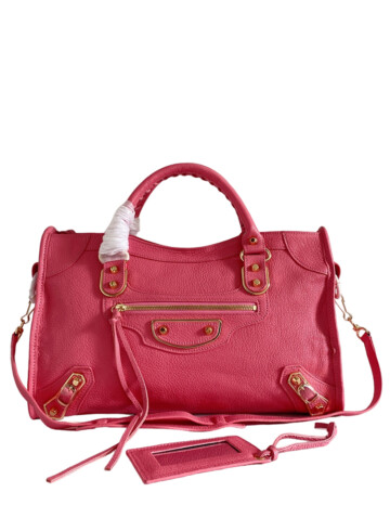 Balenciaga - City Classic S Tote Leather Indian Rose/Black