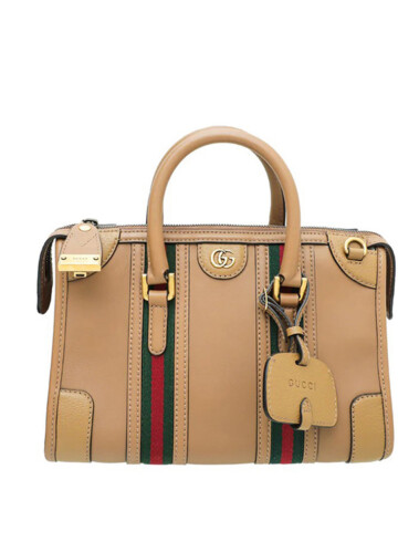 Gucci - Gucci Brown GG Small Top Handle Bag