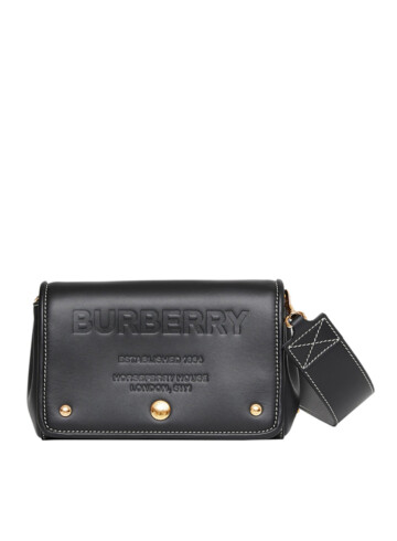 Burberry - Small Leather Horseferry Cross-Body Bag