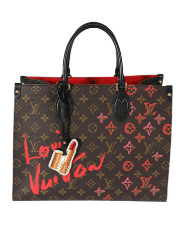 Louis Vuitton - Louis Vuitton Brown Monogram Canvas Fall In Love Onthego MM 2021 Tote Bag