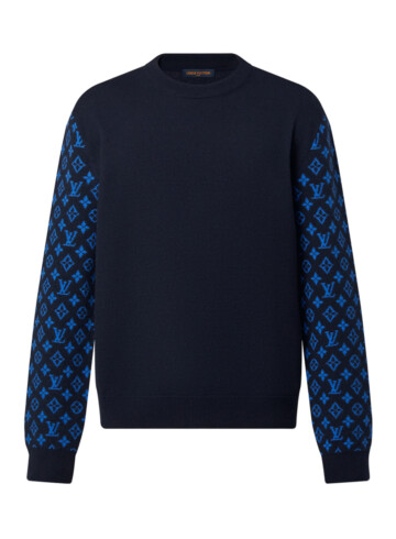 Louis Vuitton - Monogram mix cashmere crewneck