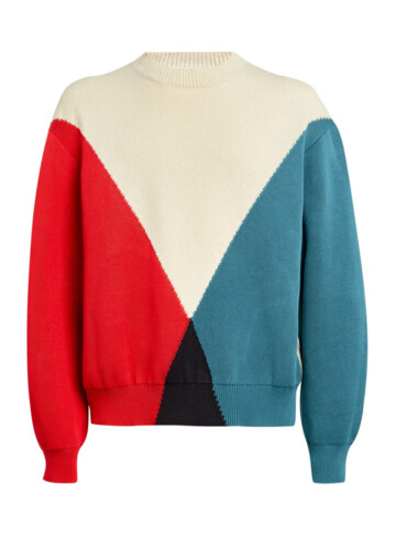 Jil Sander - Cotton-rich colour-block sweater