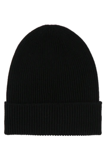 Moncler - Moncler Logo Patch Knitted Beanie