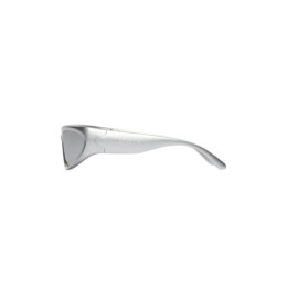 Balenciaga - Swift Oval Sunglasses in silver