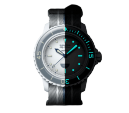 Swatch X Blancpain Bioceramic Scuba Fifty Fathmos Antarctic Ocean