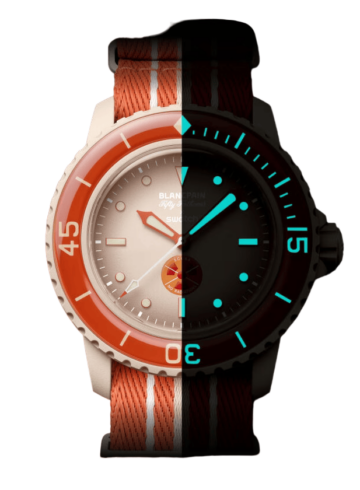 Swatch X Blancpain Bioceramic Scuba Fifty Fathmos Arctic Ocean