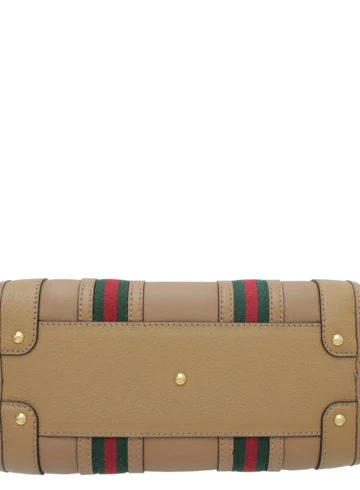 Gucci - Gucci Brown GG Small Top Handle Bag