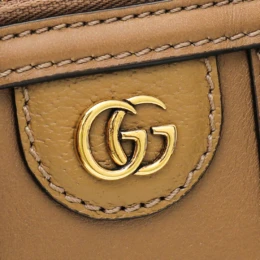 Gucci - Gucci Brown GG Small Top Handle Bag