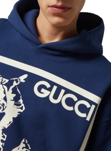 Gucci - Cotton jersey hooded sweatshirt