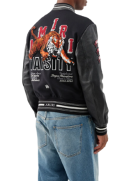 Amiri - Vintage Varsity Black Bomber