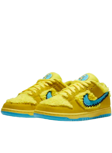 Nike SB Dunk Low Grateful Dead Bears Opti Yellow Women