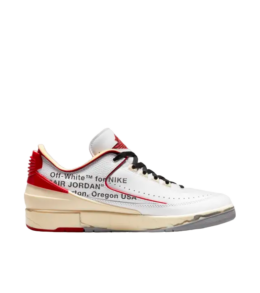 Air Jordan - Air Jordan 2 Retro Low SP Off-White White Red