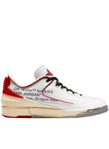 Air Jordan - Air Jordan 2 Retro Low SP Off-White White Red