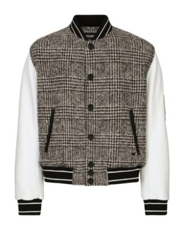 Dolce & Gabbana - Check varsity jacket