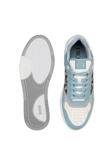 Dior B27 Low Light Blue Cream Dior Oblique Jacquard Women