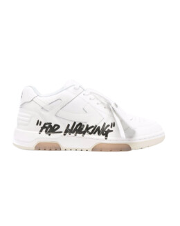 Off-White - OFF-WHITE Out Of Office OOO Low Tops For Walking White Black