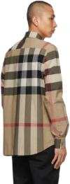 Burberry - Burberry beige Vintage check 'Love' shirt